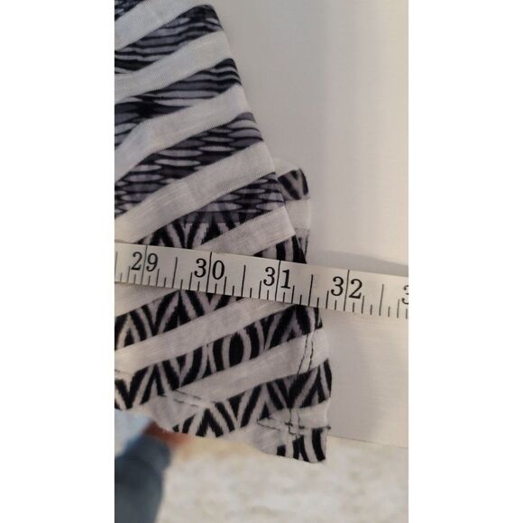 Women's Style & Co. Flared Striped Embellished top, Large - Picture 8 of 8